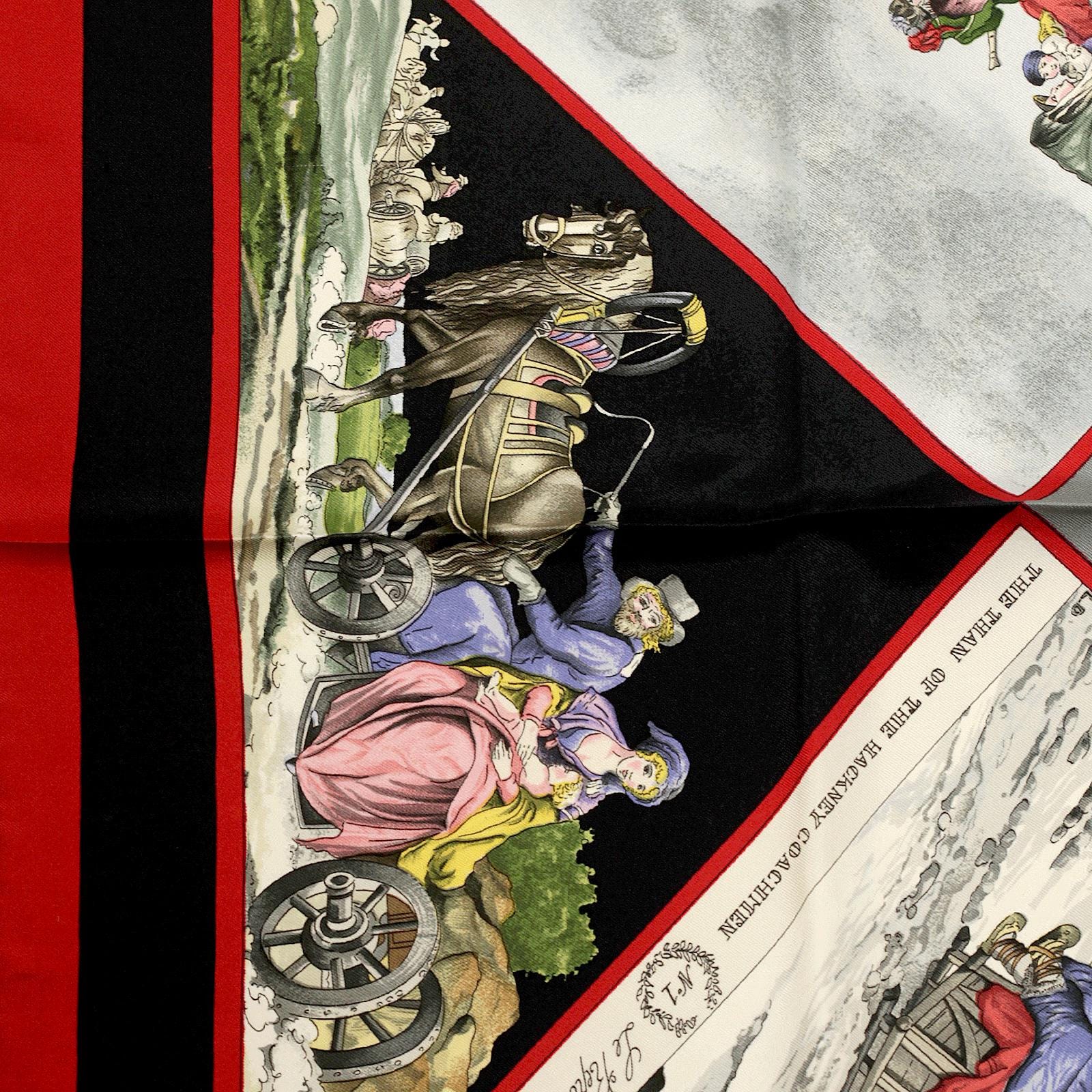 Hermes Scarf "Voyages en Russie" by Loic Dubigeon 90cm Silk | Carre Foulard