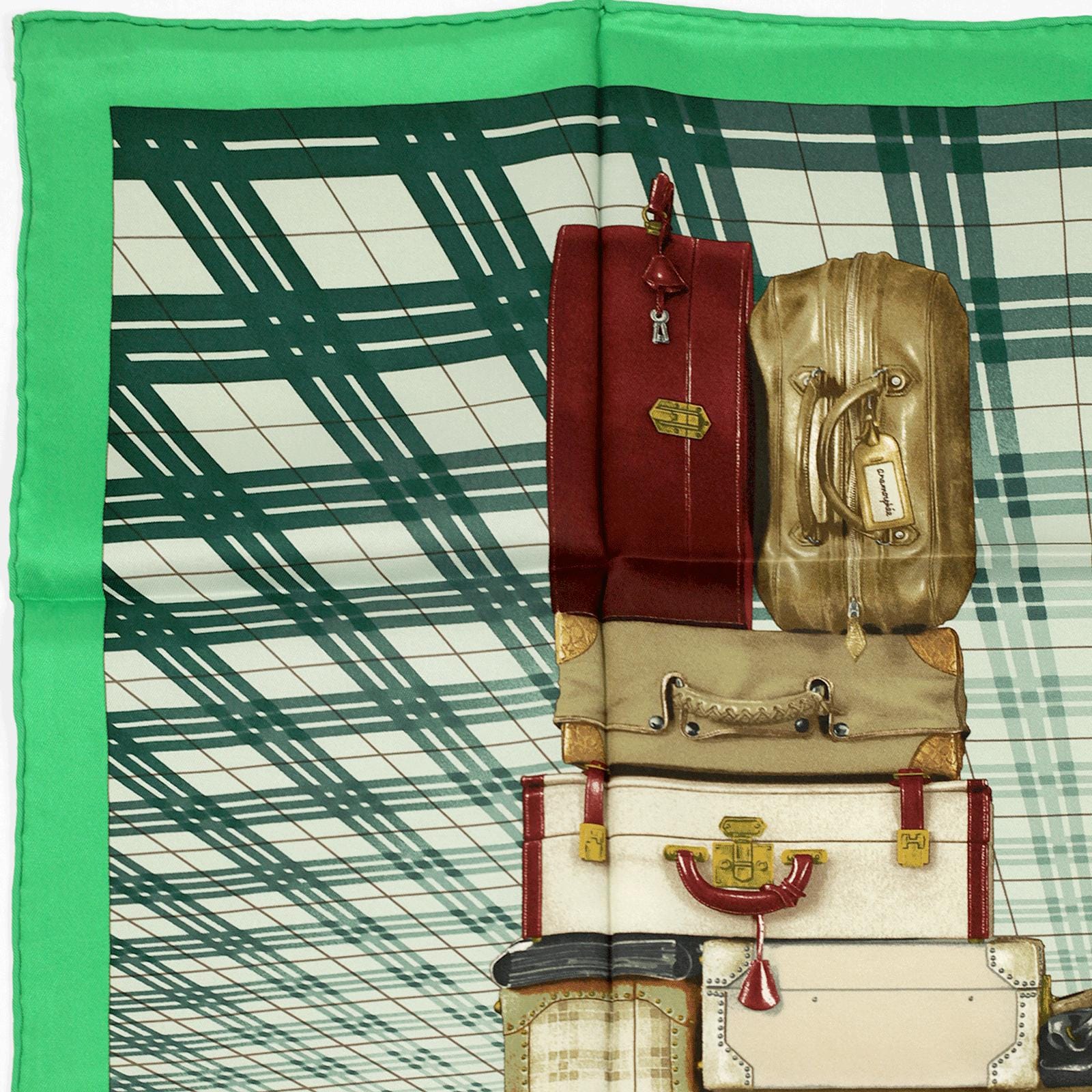 Hermes "H en Voyag" 70cm Silk Scarf by Anamorphee | Carre Foulard