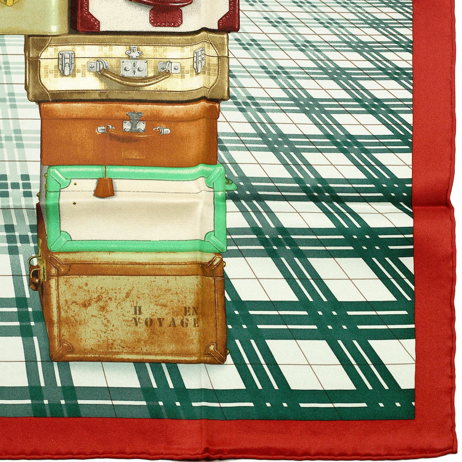 Hermes "H en Voyag" 70cm Silk Scarf by Anamorphee | Carre Foulard