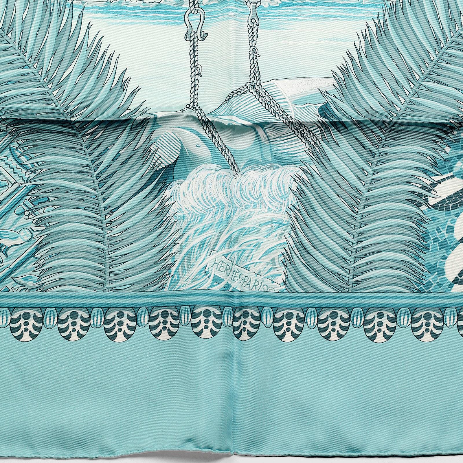 Hermes Scarf "Gloire d'Alexandre" by Julia Abadie 90cm Silk | Carre Foulard