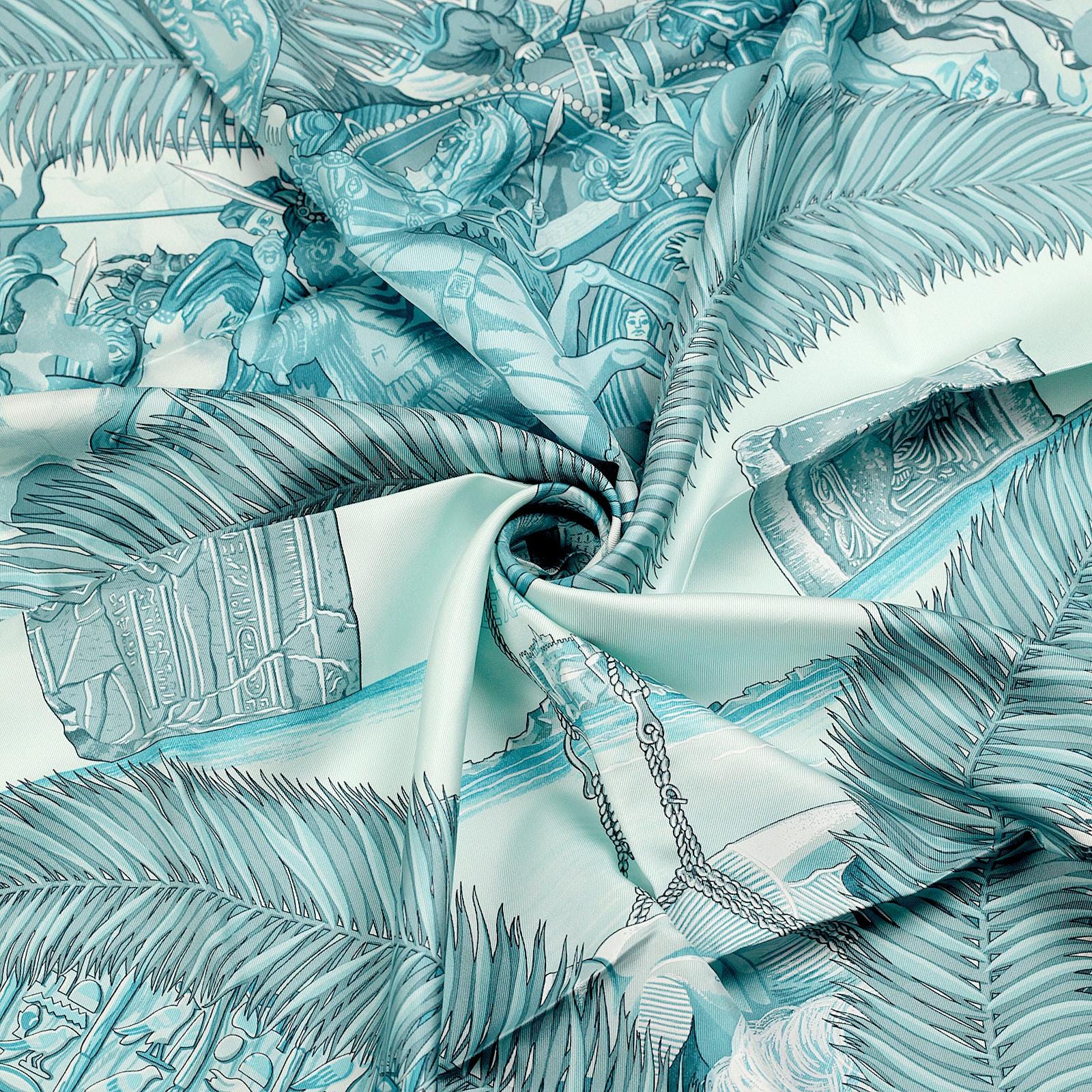 Hermes Scarf "Gloire d'Alexandre" by Julia Abadie 90cm Silk | Carre Foulard