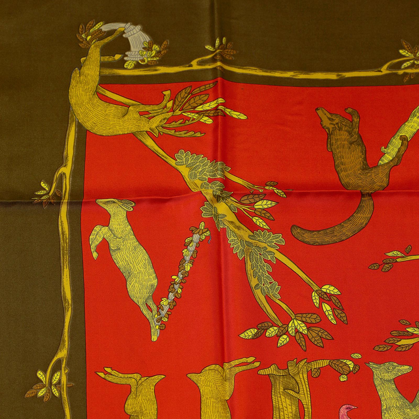 Hermes Scarf "Alphabet III" by Annie Faivre 90cm Silk | Carre Foulard