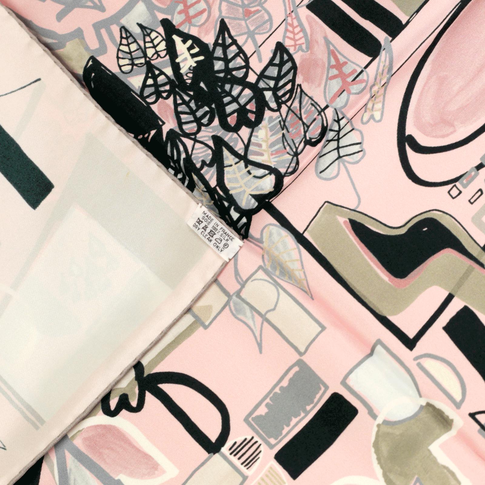 Hermes Scarf "Modernisme Tropical" by Felipe Jardim 90cm Silk | Carre Foulard