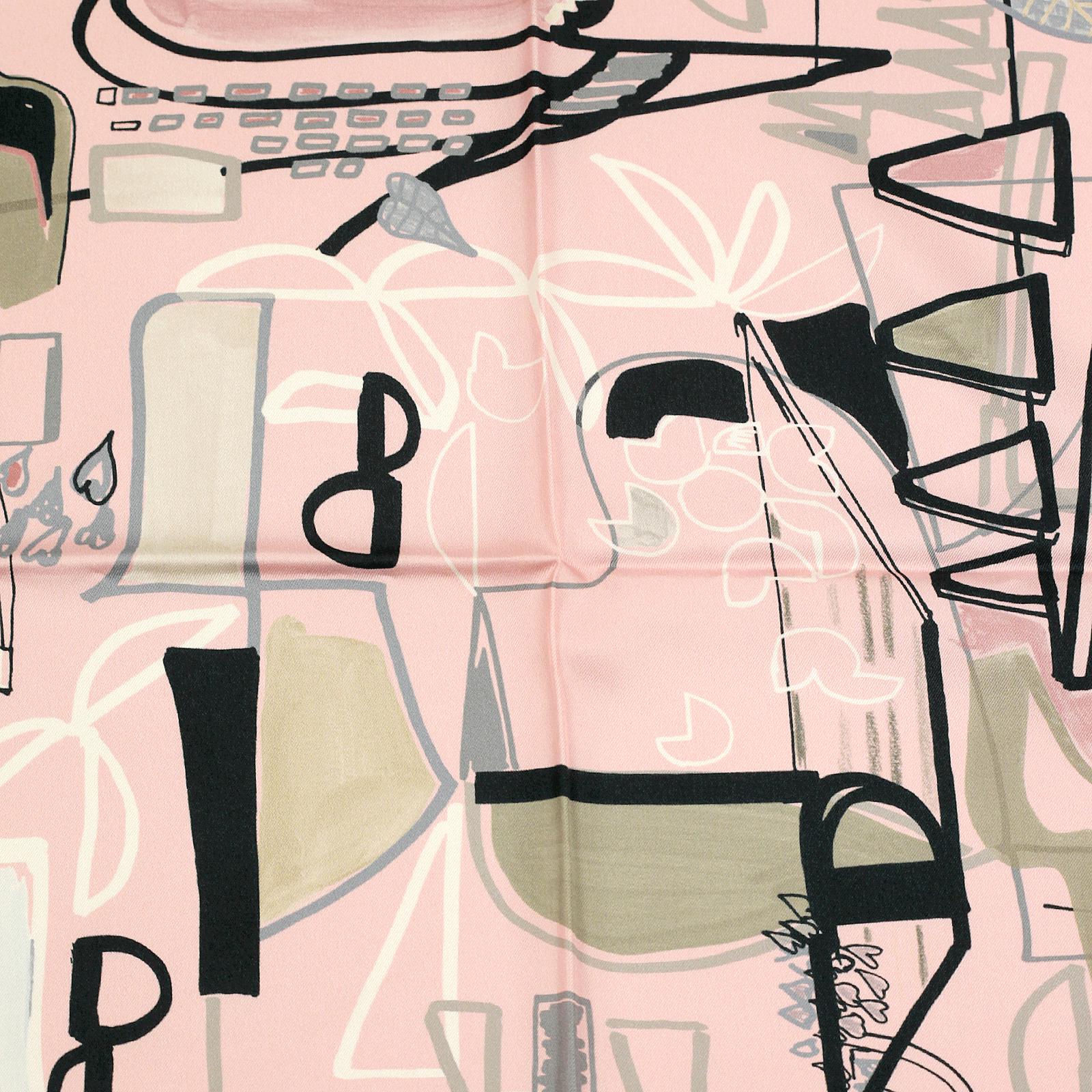 Hermes Scarf "Modernisme Tropical" by Felipe Jardim 90cm Silk | Carre Foulard