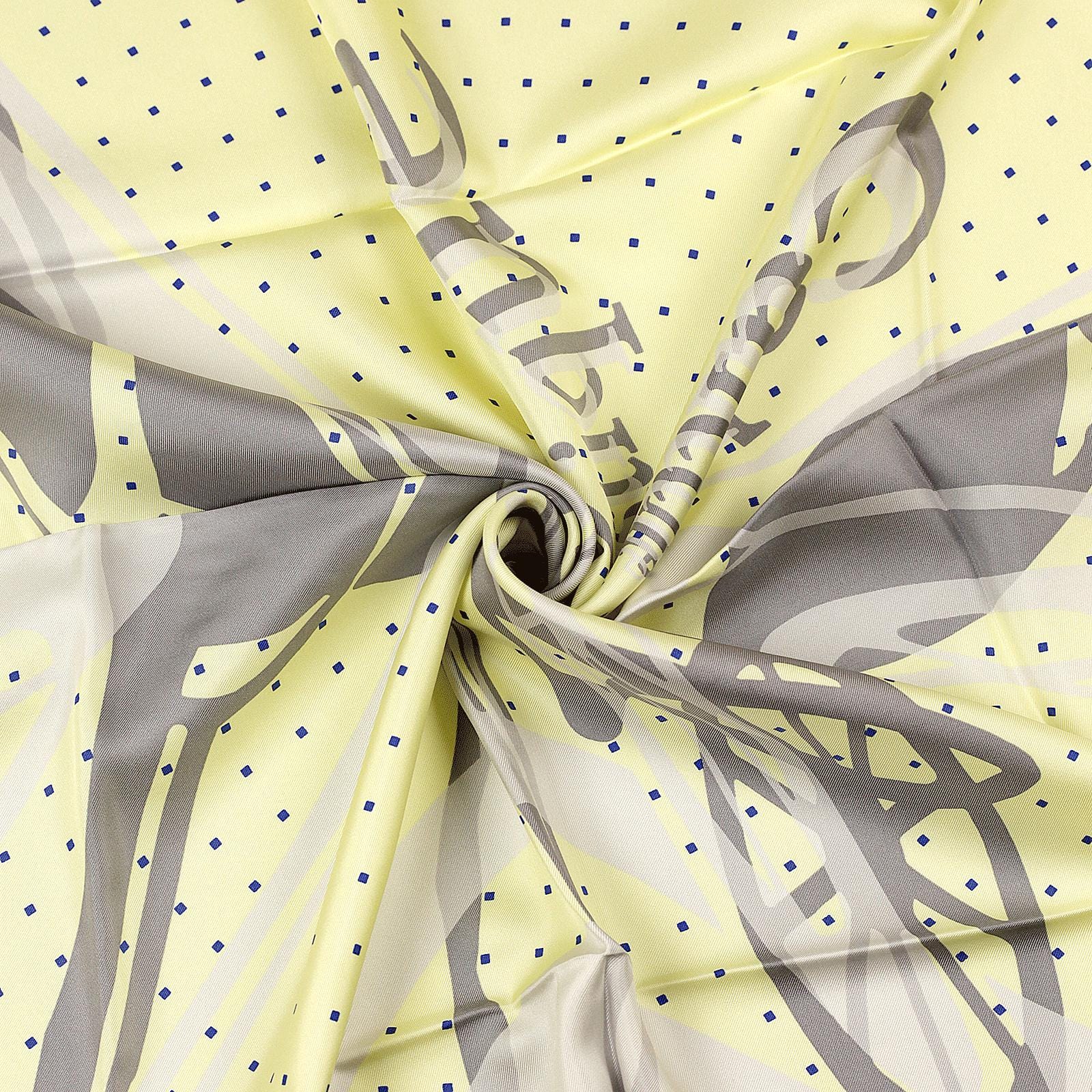 Hermes Scarf "Caleche Elastique" by Bali Barret 90cm Silk | Carre Foulard