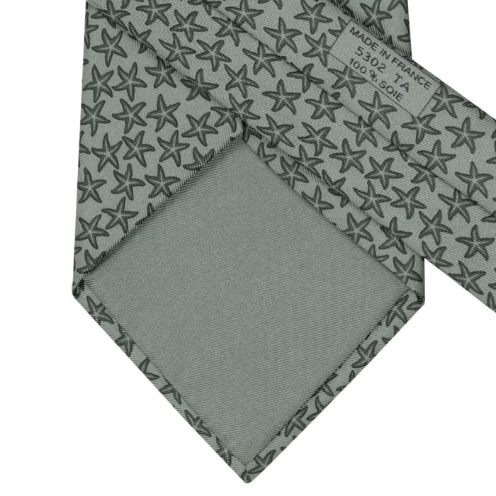 Hermes Men's Silk Tie Starfish Pattern 5302 | Necktie Cravate