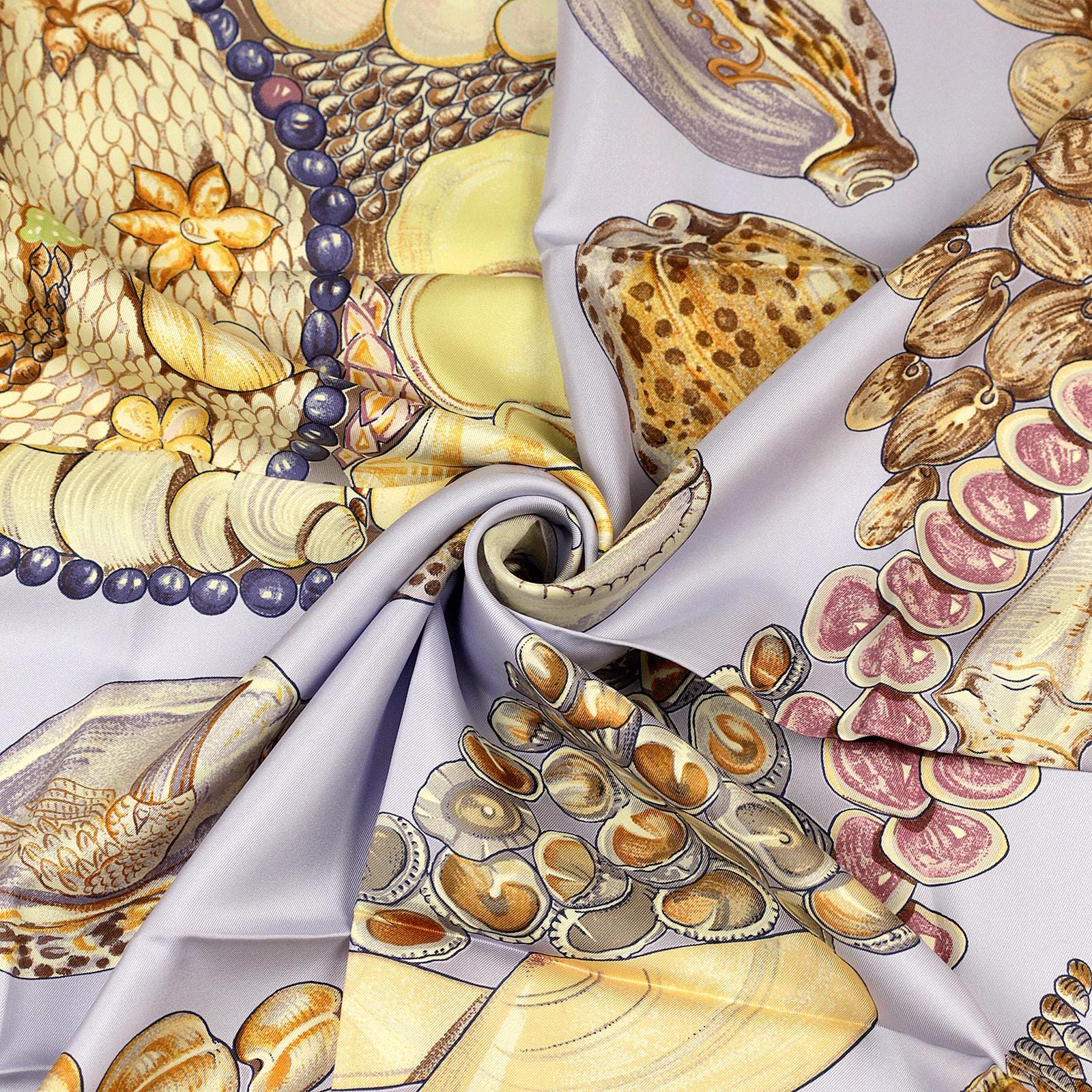 Hermes Scarf "Rocaille II" by Valerie Dawlat Dumoulin 90cm Silk | Carre Foulard
