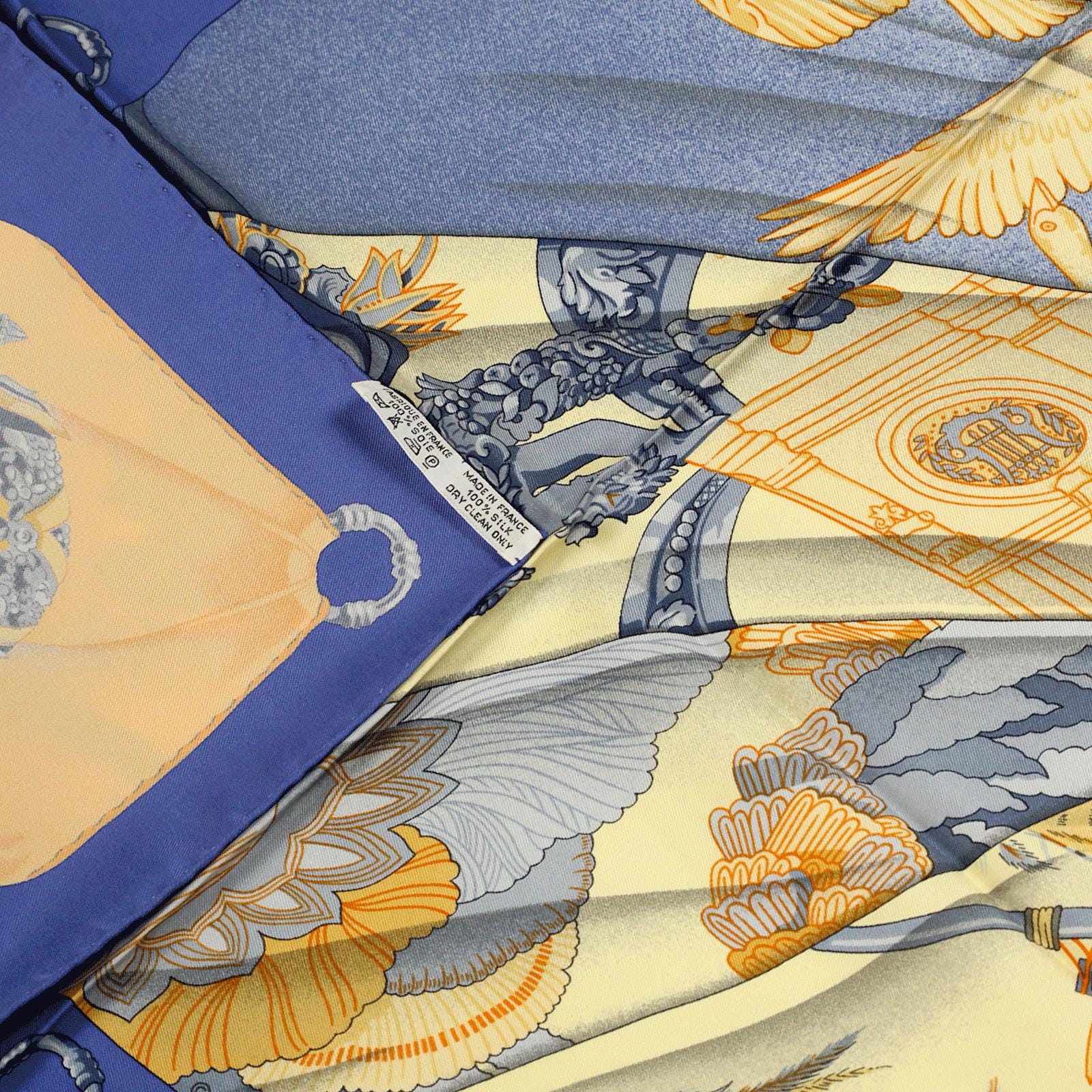 Hermes Scarf "Soleil de Soie" by Caty Latham 90cm Silk | Carre Foulard