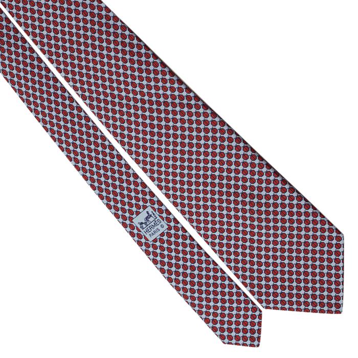 Hermes Men's Silk Tie Whimsical Ladybugs Pattern 5569 | Necktie Cravate