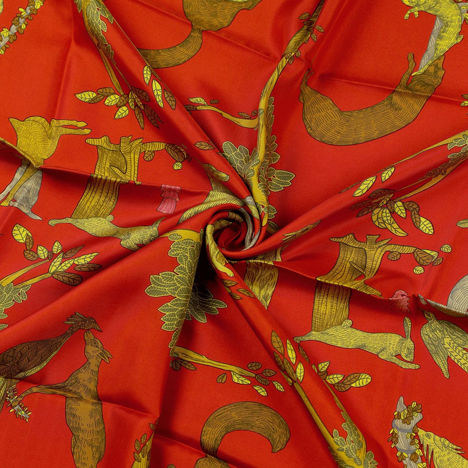Hermes Scarf "Alphabet III" by Annie Faivre 90cm Silk | Carre Foulard