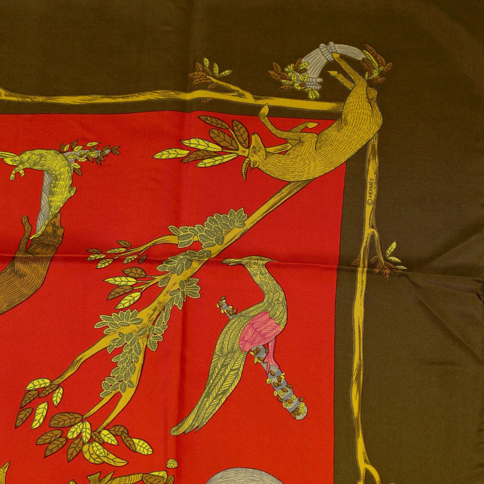 Hermes Scarf "Alphabet III" by Annie Faivre 90cm Silk | Carre Foulard