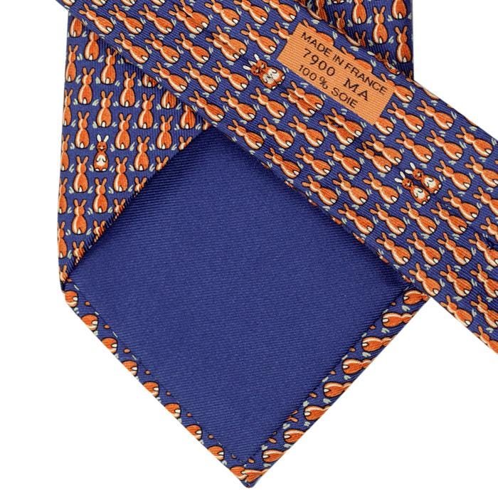 Hermes Men's Silk Tie Whimsical Pattern 7900 | Necktie Cravate