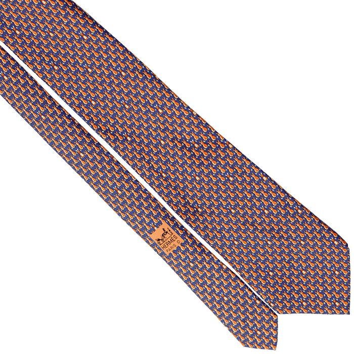 Hermes Men's Silk Tie Whimsical Pattern 7900 | Necktie Cravate