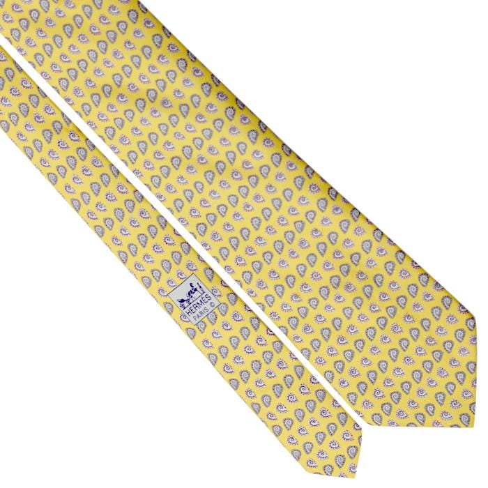 Hermes Men's Silk Tie Shells Pattern 5068 | Necktie Cravate
