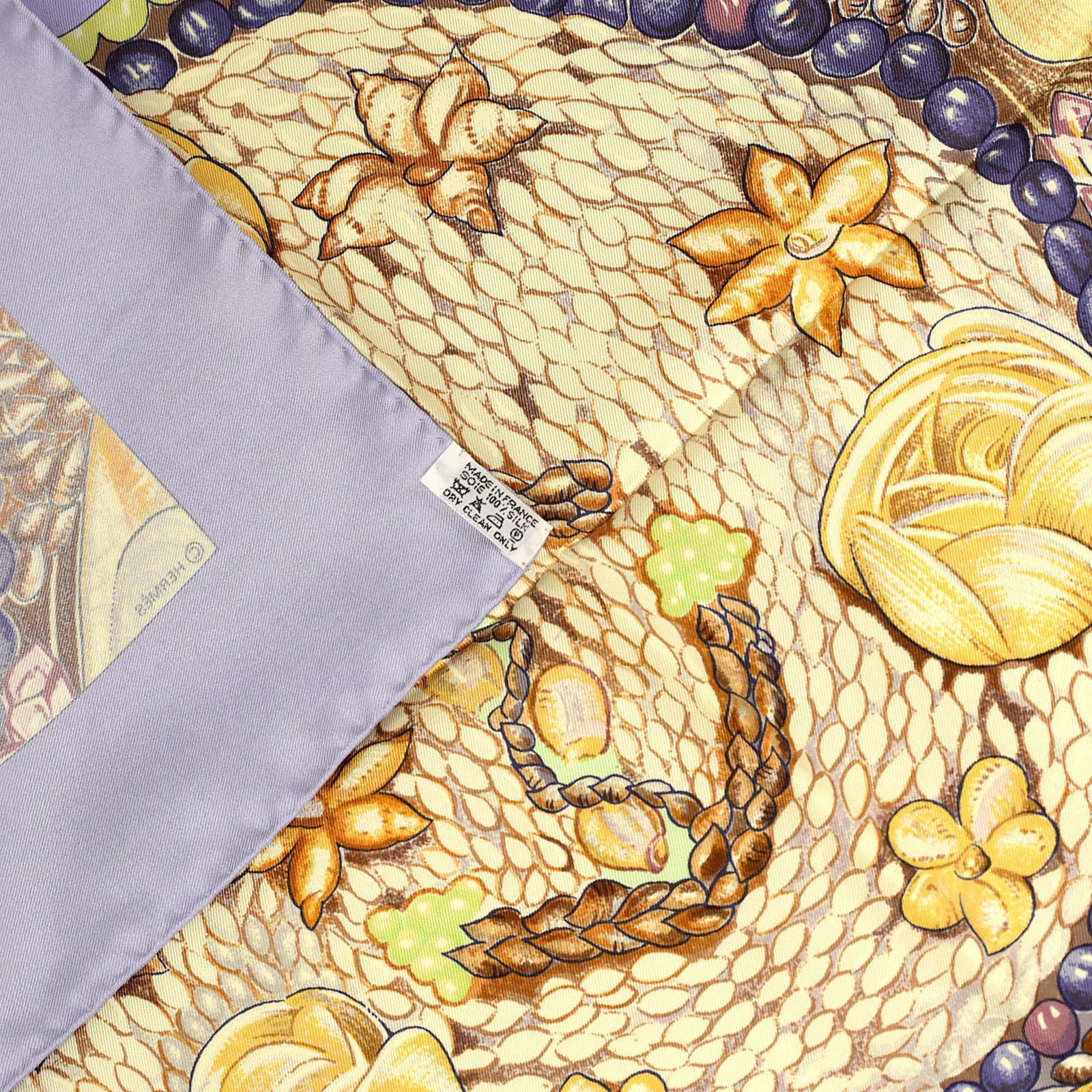 Hermes Scarf "Rocaille II" by Valerie Dawlat Dumoulin 90cm Silk | Carre Foulard
