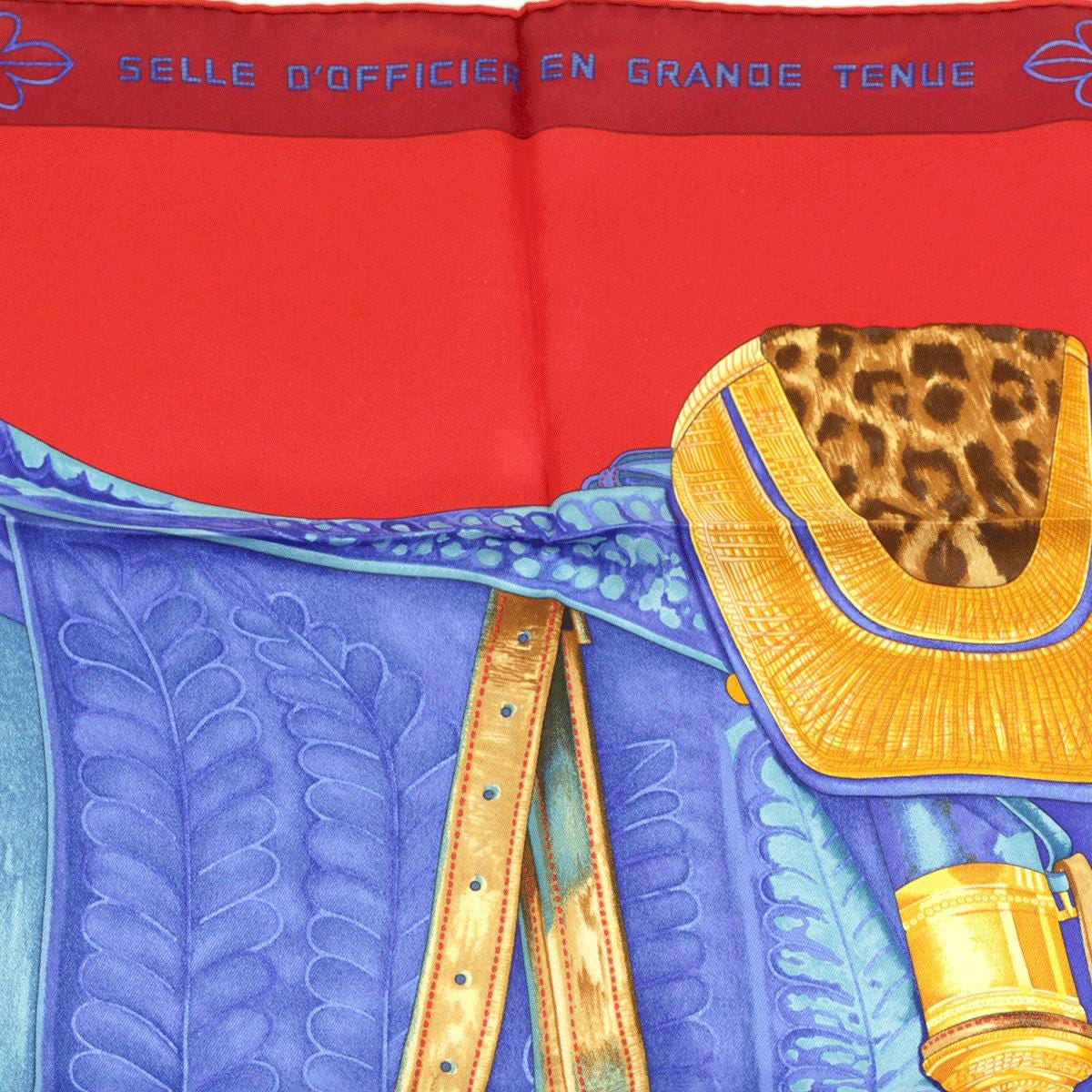 Hermes Scarf "Selle d'Officier en Grande Tenue" by Wlodek Kaminski 70cm Silk | Foulard Carre