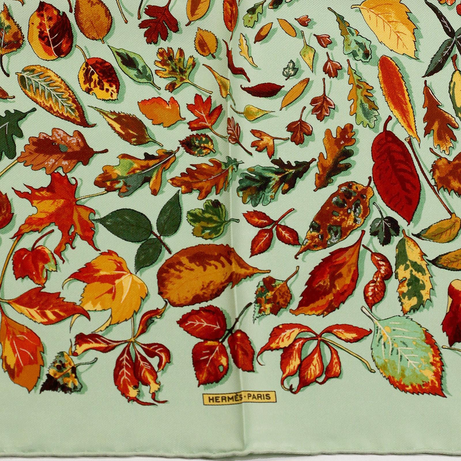 Hermes Scarf 45cm "Tourbillon" by Christiane Vauzelles Silk Gavroche