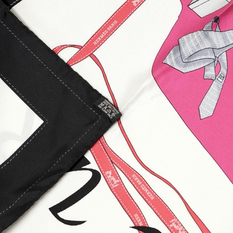 Hermes Scarf "Monsieur et Madame" by Bali Barret 90cm Silk | Carre Foulard