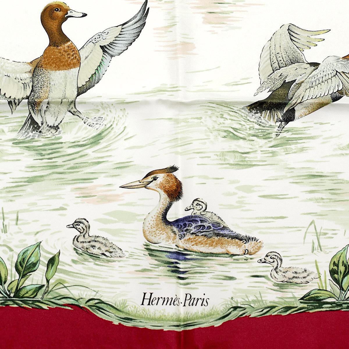 Hermes Scarf "Halte en Camargue" by Robert Dallet 90cm Silk | Carre Foulard