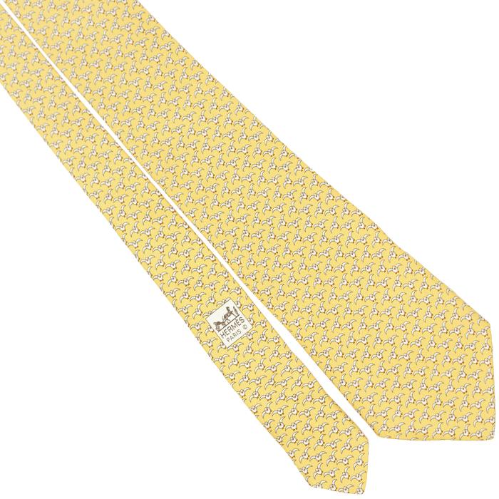 Hermes Men's Silk Tie Whimsical Seagulls Pattern 5192 | Necktie Cravate
