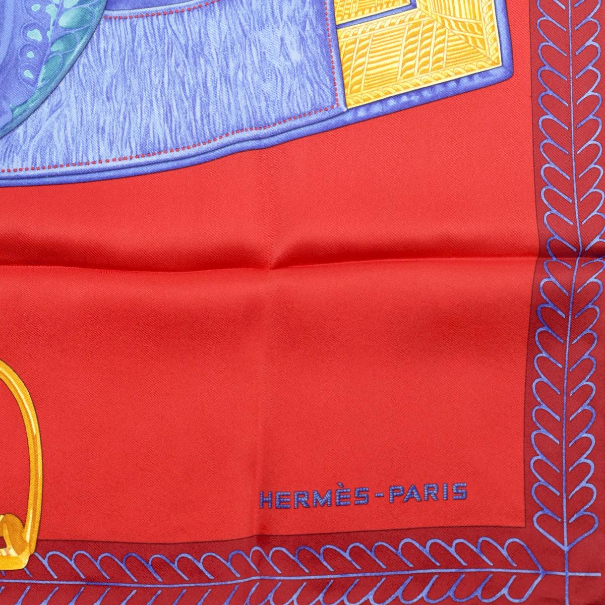 Hermes Scarf "Selle d'Officier en Grande Tenue" by Wlodek Kaminski 70cm Silk | Foulard Carre