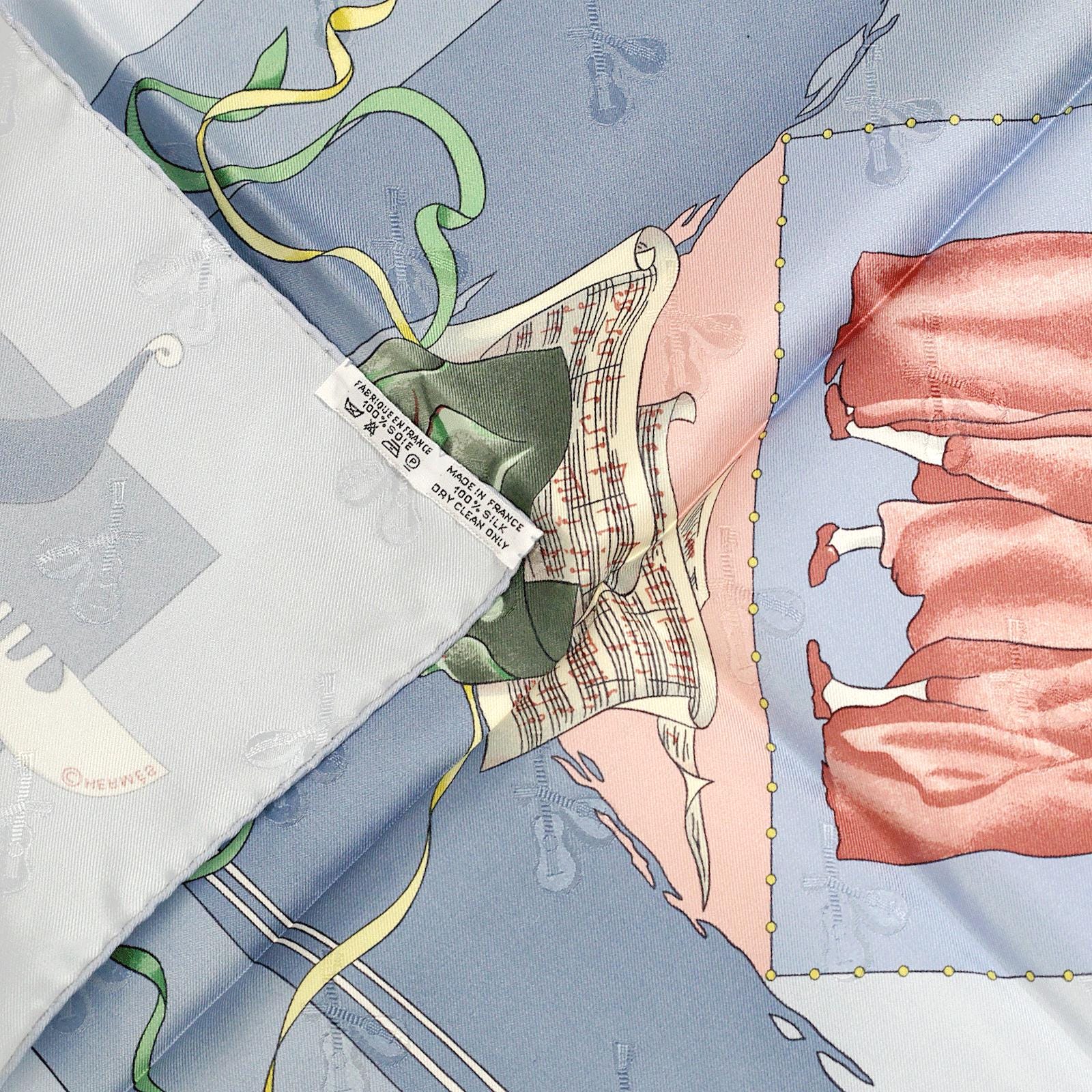 Hermes Scarf Jacquard "Le Carnaval de Venise" by Hubert de Watrigant 90cm Silk | Carre Foulard