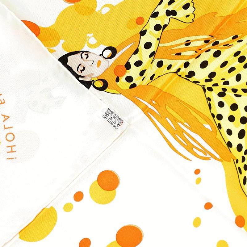 Hermes Scarf "Hola Flamenca" by Dimitri Rybaltchenko 90cm Silk | Carre Foulard