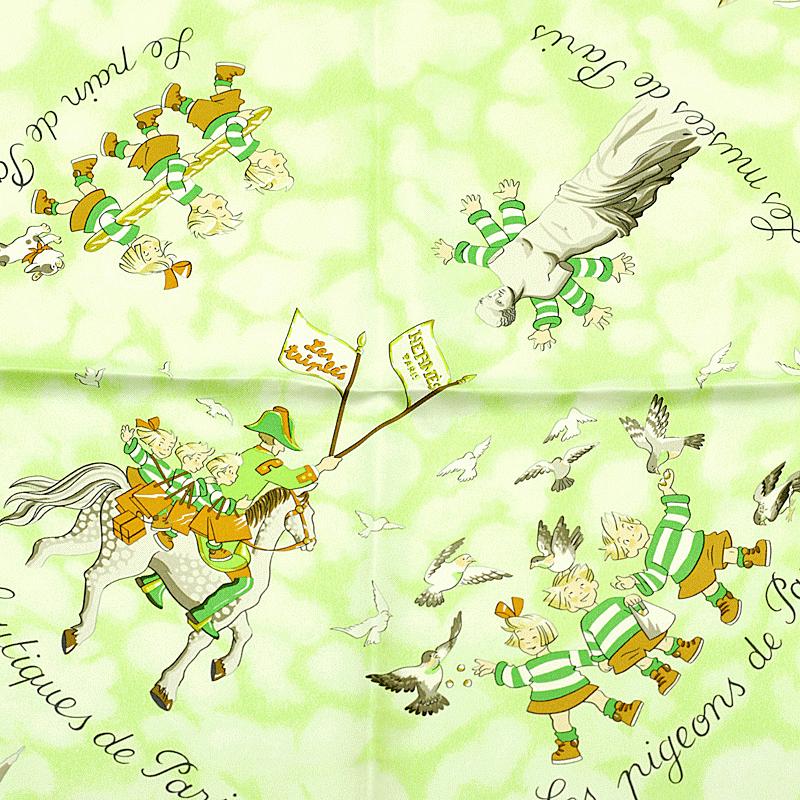 Hermes Scarf "Les Triples" by Nicole Lambert 90cm Silk | Carre Foulard