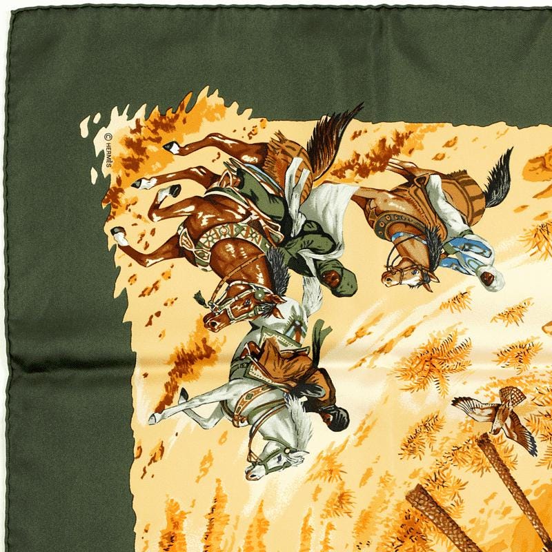 Hermes Scarf "Africa" by Robert Dallet 90cm Silk | Carre Foulard