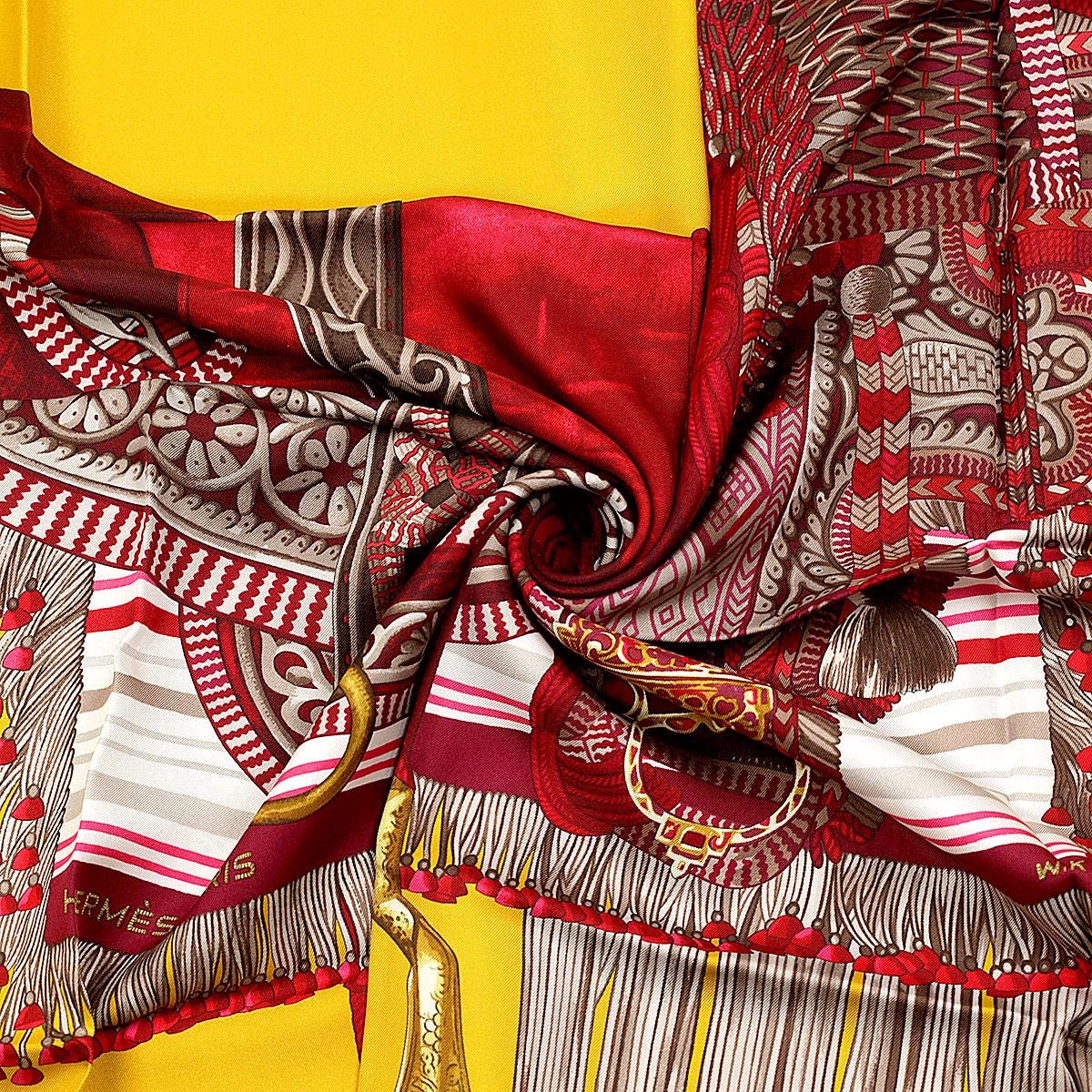 Hermes Scarf "Selle d'Apparat Marocaine" by Wlodek Kaminski 90cm Silk | Carre Foulard