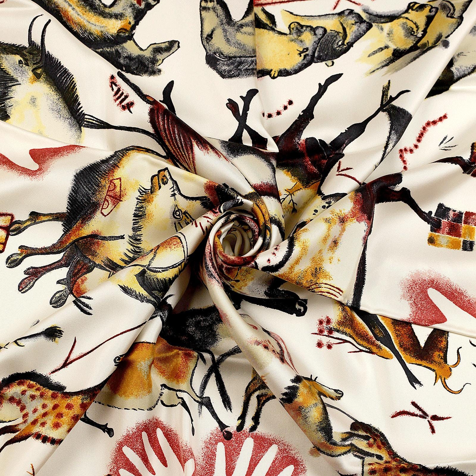Hermes Scarf "Premieres Mains" by Zoe Pauwels 90cm Silk | Carre Foulard