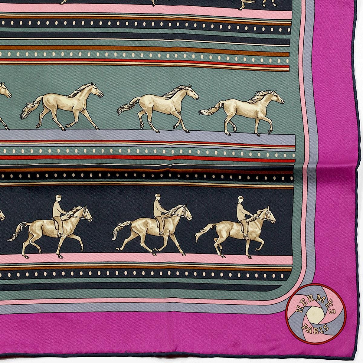 Hermes Scarf "Sequences" by Caty Latham 70cm Silk | Foulard Carre
