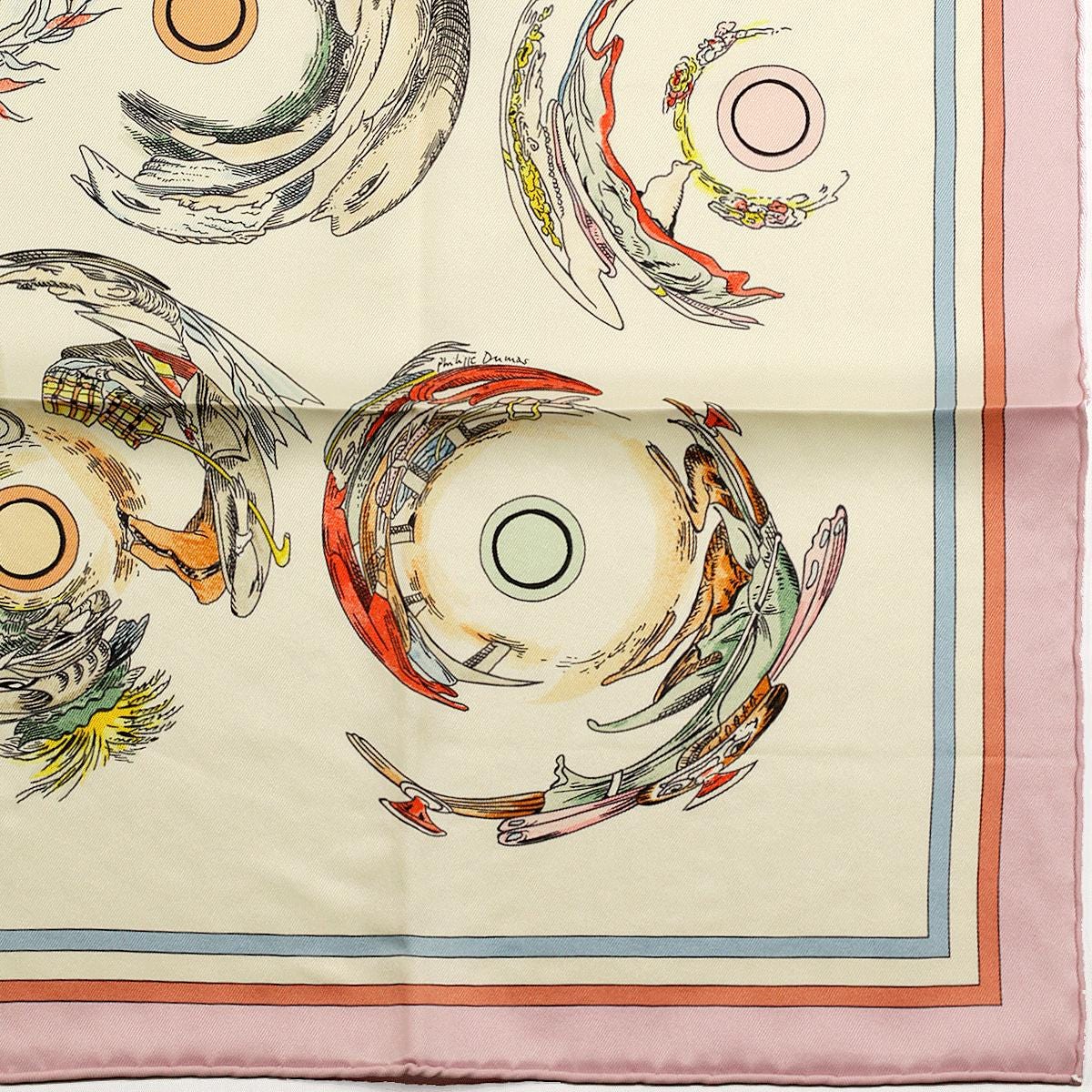 Hermes Scarf "Anamorphoses" by Philippe Dumas 70cm Silk | Foulard Carre