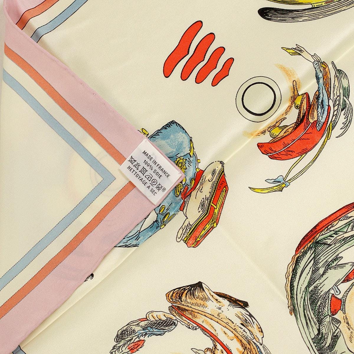 Hermes Scarf "Anamorphoses" by Philippe Dumas 70cm Silk | Foulard Carre