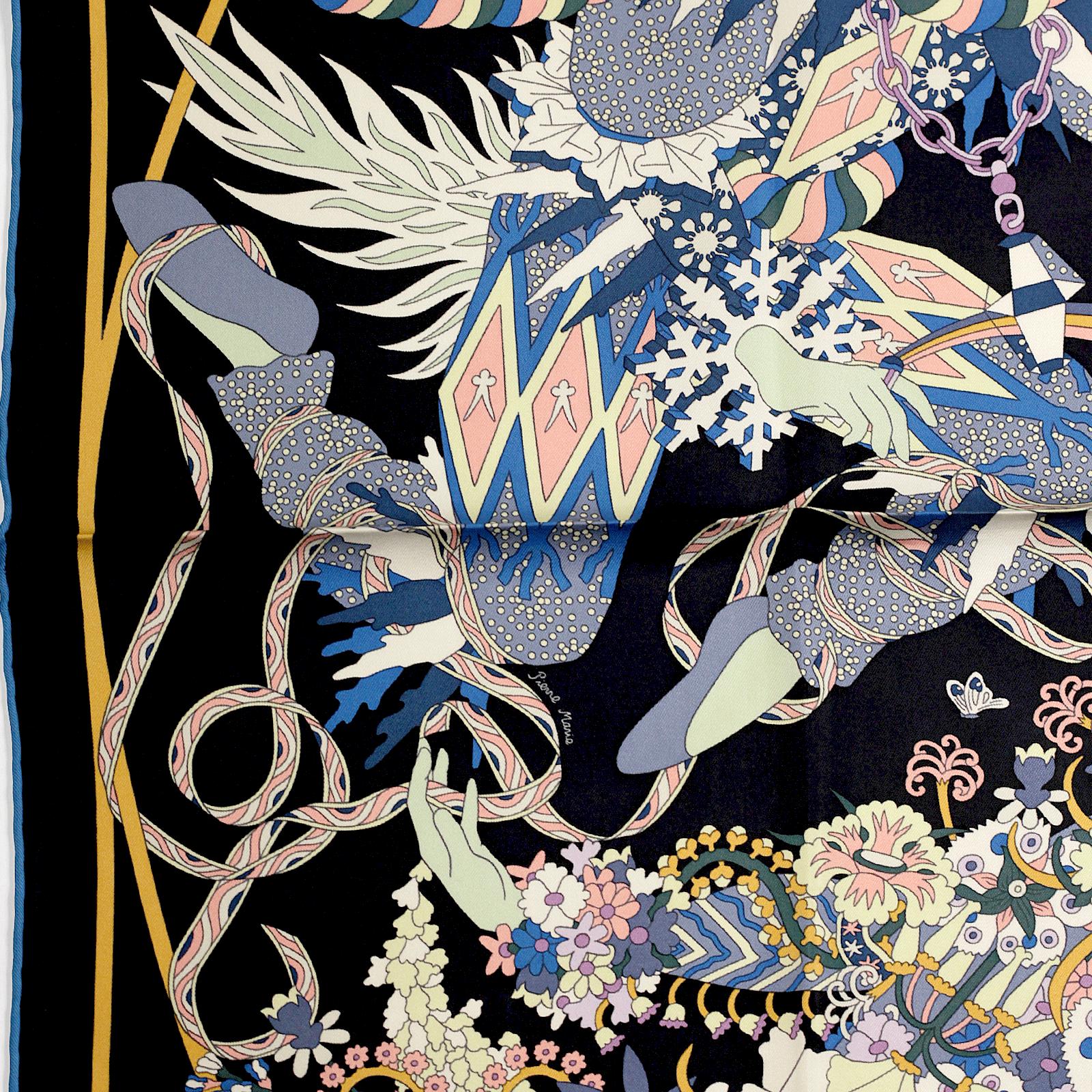 Hermes Scarf "Le Sacre des Saisons" by Pierre Marie 90cm Silk | Carre Foulard