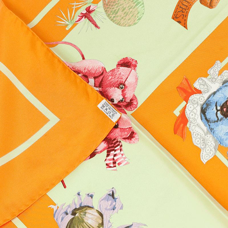 Hermes Scarf "Confidents des Coeurs" by Loic Dubigeon 90cm Silk | Carre Foulard