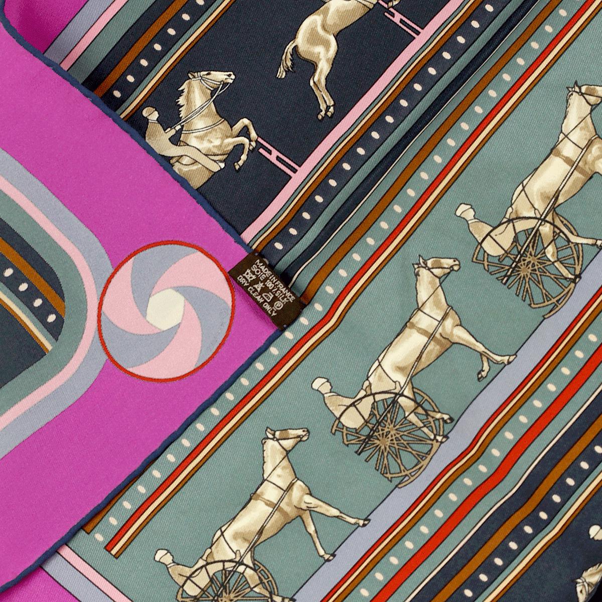 Hermes Scarf "Sequences" by Caty Latham 70cm Silk | Foulard Carre