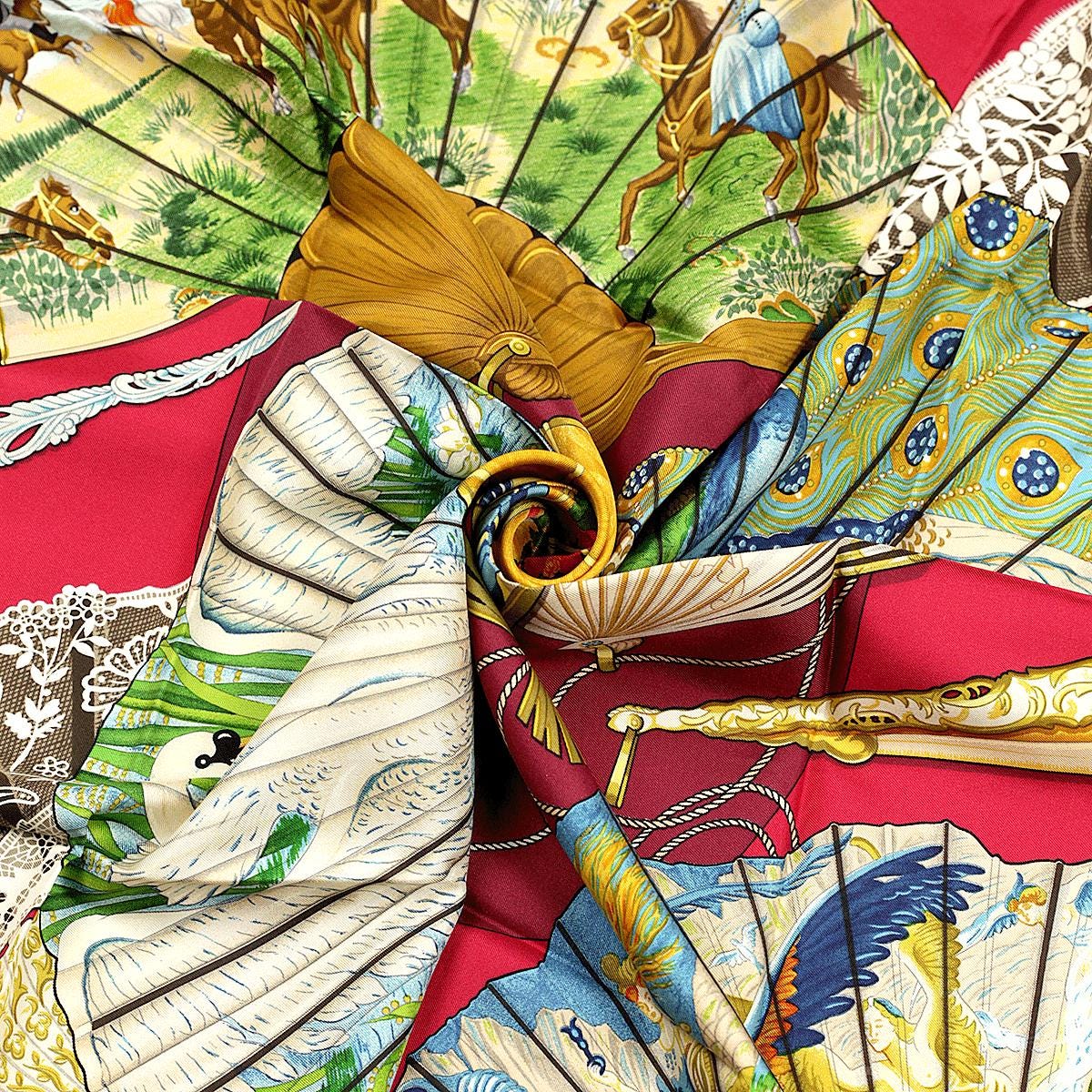 Hermes Scarf "Brise de Charme" by Julia Abadie 90cm Silk | Carre Foulard