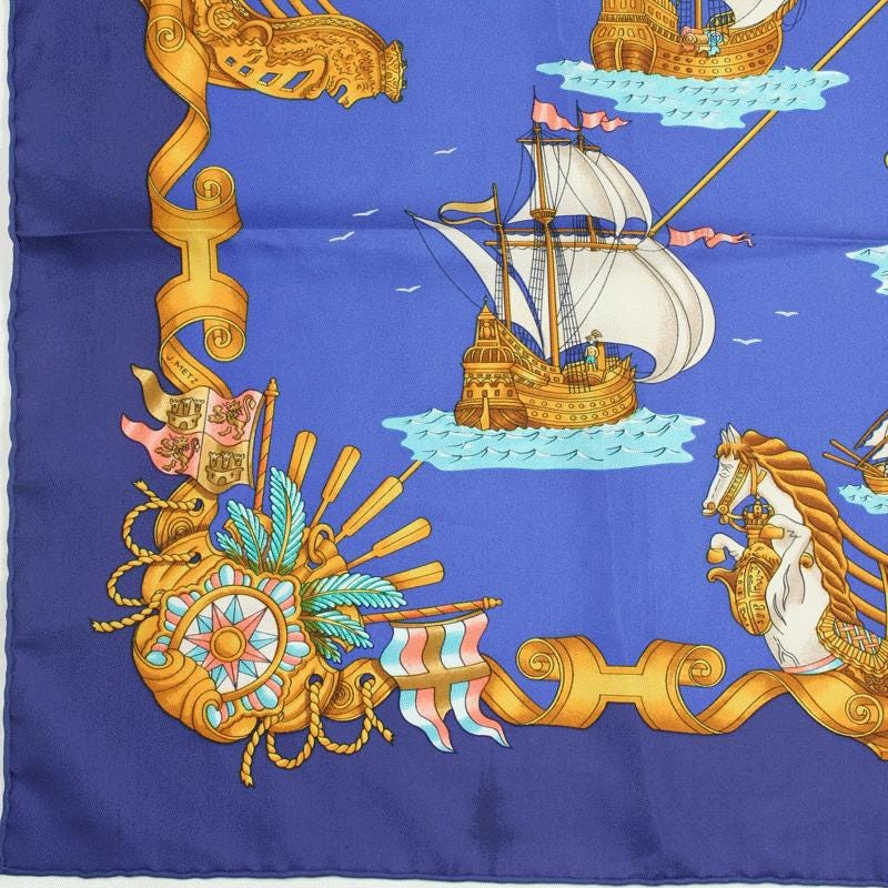 Hermes Scarf "Voiles de Lumiere" by Joachim Metz 90cm Silk | Carre Foulard