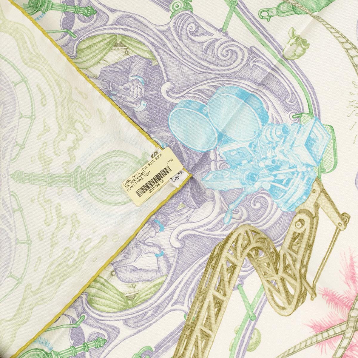 Hermes Scarf "Horsawards" by Elias Kafouros 90cm Silk | Carre Foulard