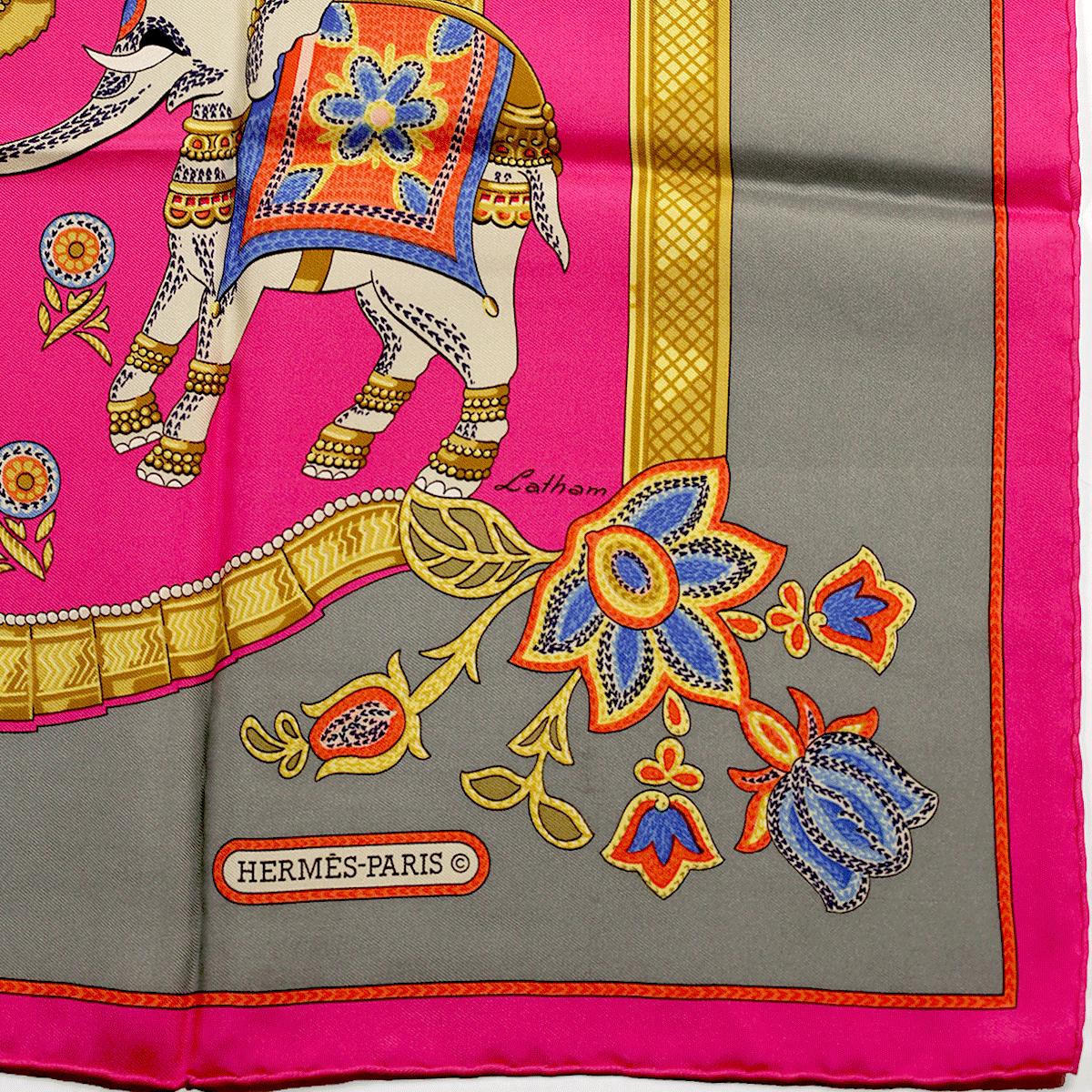 Hermes Scarf "India" by Caty Latham 90cm Silk | Carre