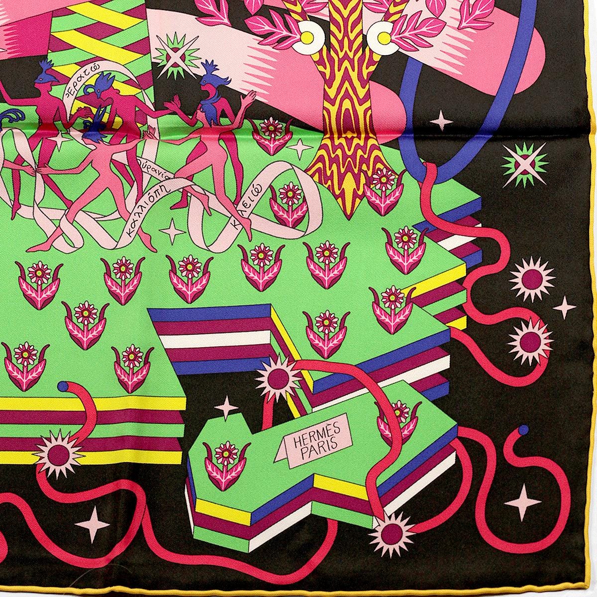 Hermes Scarf "La Source de Pegase" by Pierre Marie 90cm Silk | Carre Foulard