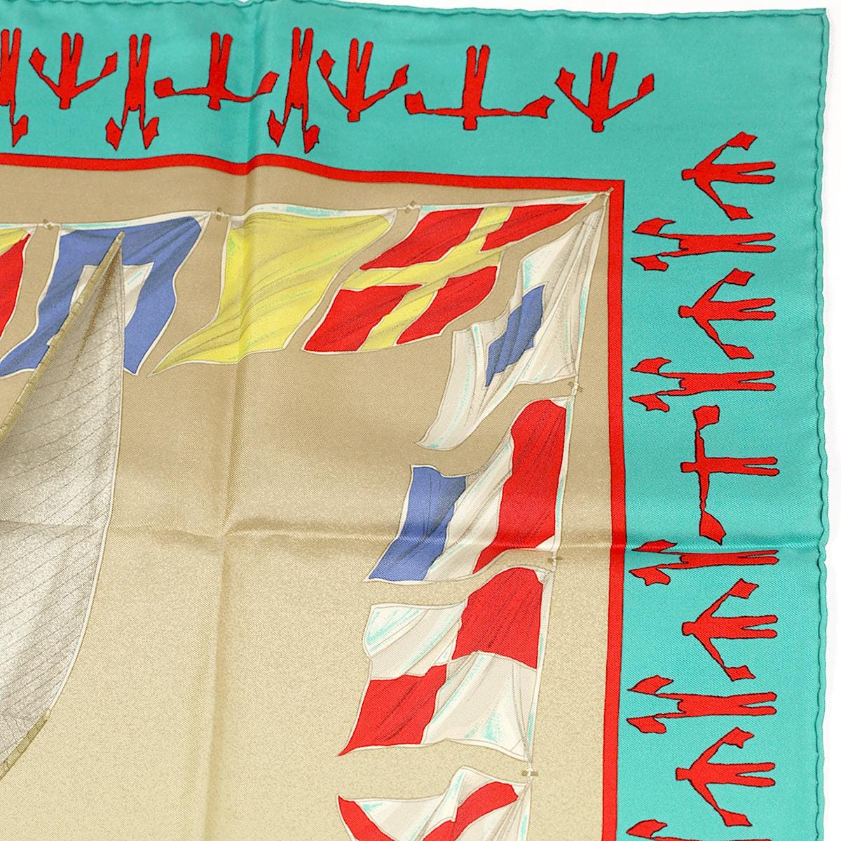 Hermes Scarf "En Course" by Yannick Manier 90cm Silk | Carre Foulard