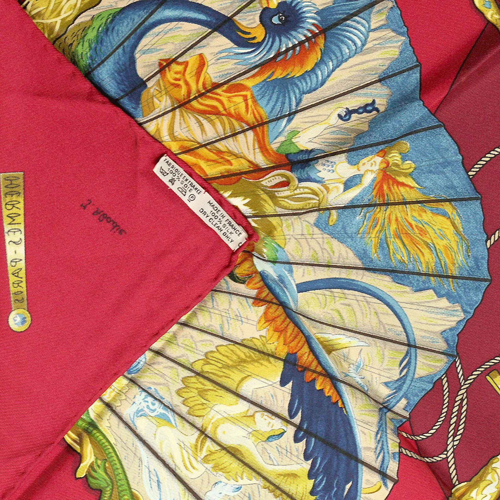 Hermes Scarf "Brise de Charme" by Julia Abadie 90cm Silk | Carre Foulard