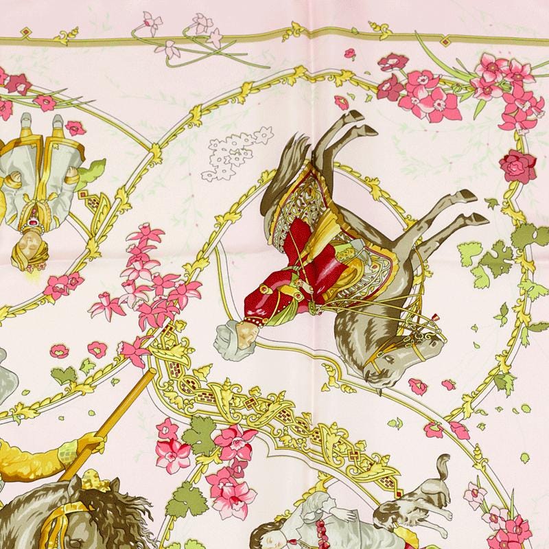 Hermes Scarf "Les Petits Princes" by Catherine Baschet 90cm Silk | Carre Foulard