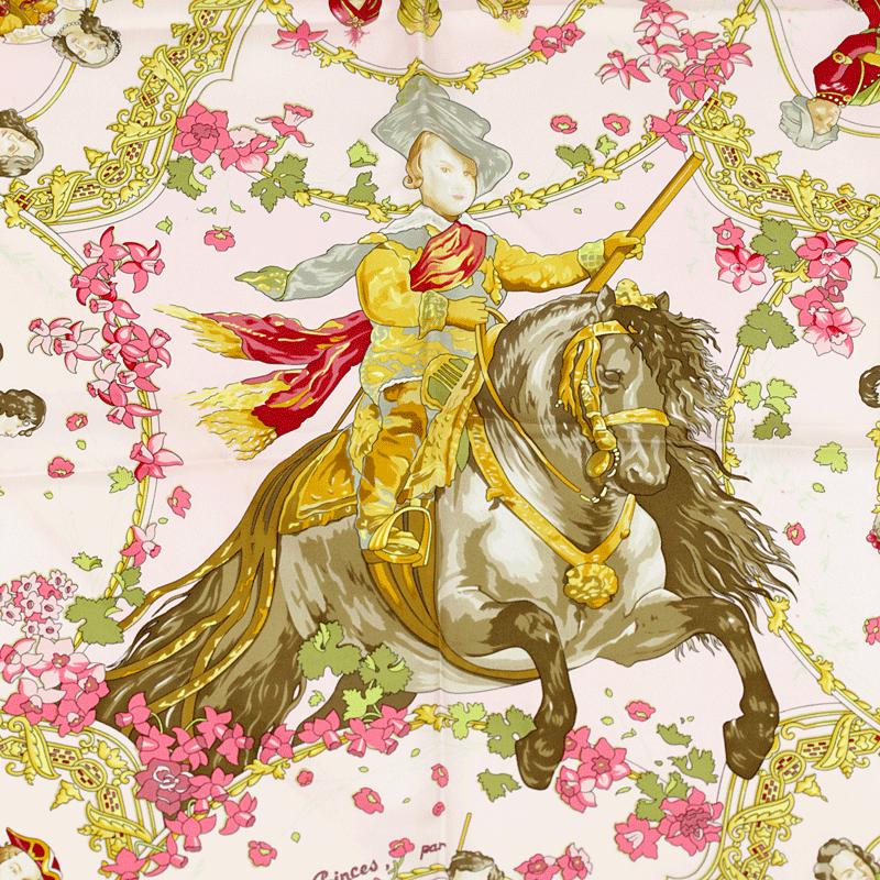 Hermes Scarf "Les Petits Princes" by Catherine Baschet 90cm Silk | Carre Foulard