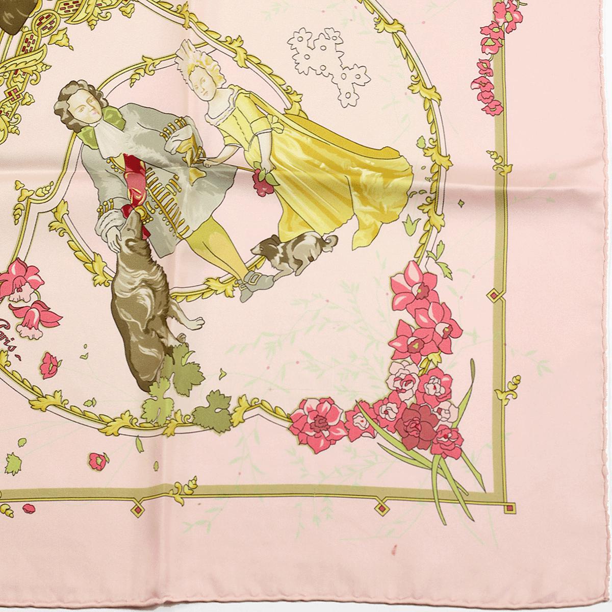 Hermes Scarf "Les Petits Princes" by Catherine Baschet 90cm Silk | Carre Foulard