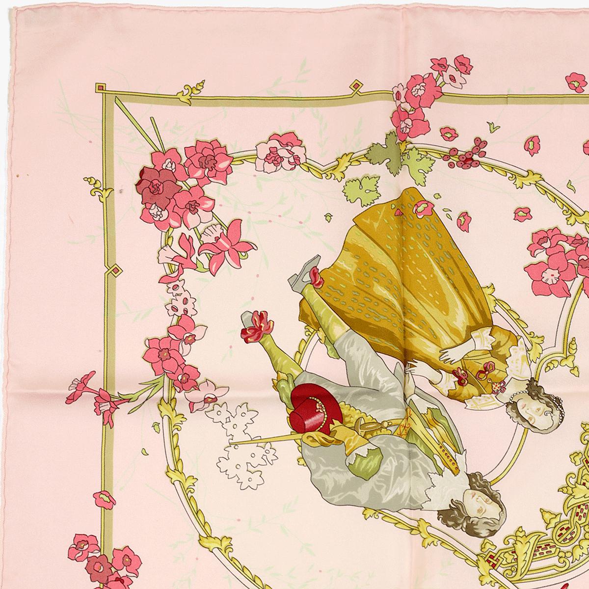 Hermes Scarf "Les Petits Princes" by Catherine Baschet 90cm Silk | Carre Foulard