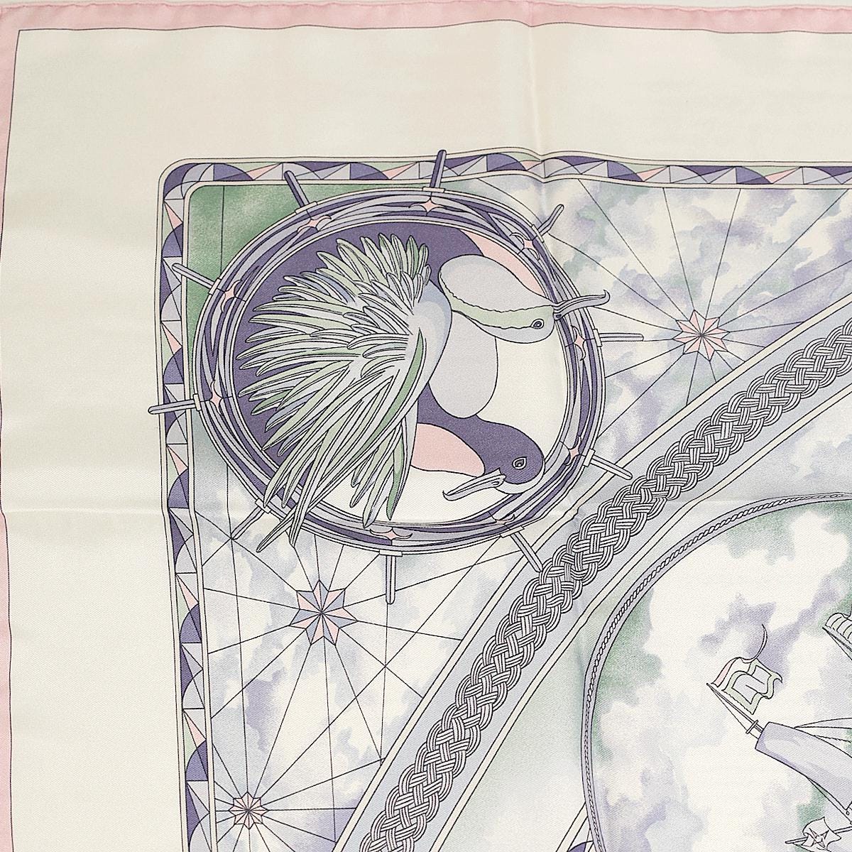 Hermes Scarf "Fregates Magnifiques" by Dominik Jarlegant 90cm Silk | Carre Foulard