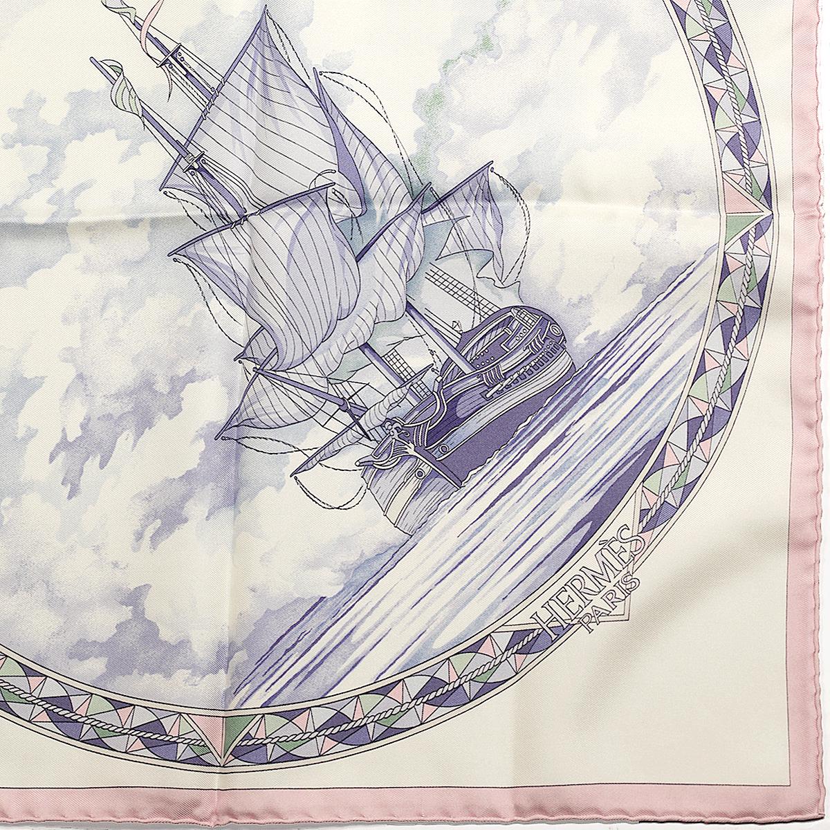 Hermes Scarf "Fregates Magnifiques" by Dominik Jarlegant 90cm Silk | Carre Foulard
